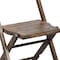 Flash Furniture Slatted Wood Folding Special Event Chair - Antique Black, PK4 4-WFC-SLAT-AB-GG - alternate 7